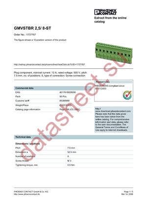 1737767 datasheet  